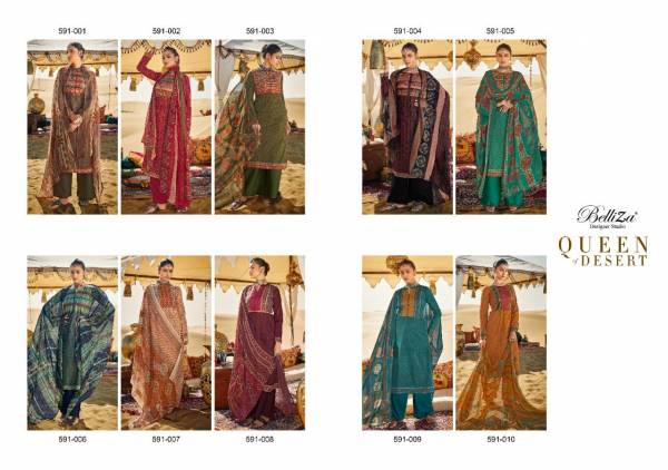 Belliza Queen Of Desert Exclusive Casual Wear Premium Cotton Printed Dress Material Collection